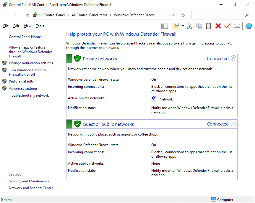 Windows Firewall